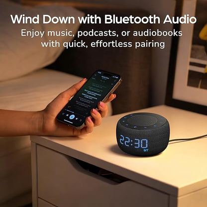 BUFFBEE Alarm Clock with Bluetooth Speaker & FM Radio - Image 4