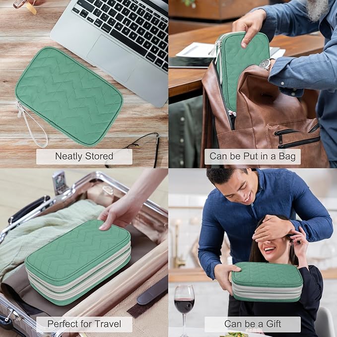 FYY Electronic Organizer, Large Travel Cable Organizer Bag Pouch Electronic - Image 7