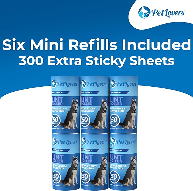 PetLovers Extra Sticky Lint Roller Mega Value Set - Image 7
