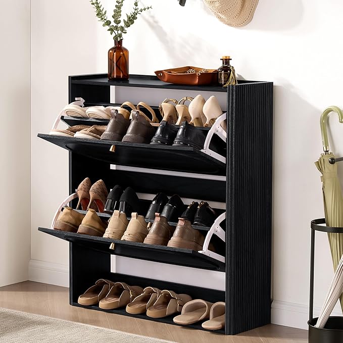 Shoe Storage Cabinet Entryway, Narrow Shoe Cabinet - Image 8