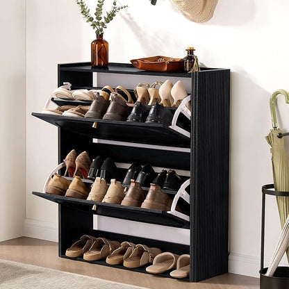 Shoe Storage Cabinet Entryway, Narrow Shoe Cabinet - Image 8