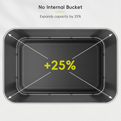EKO Mirage-T 50 Liter / 13.2 Gallon Touchless Rectangular Motion Sensor Trash - Image 9