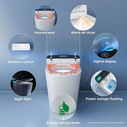 HOROW Artistic Bidet Toilet, Smart Toilet - Image 5