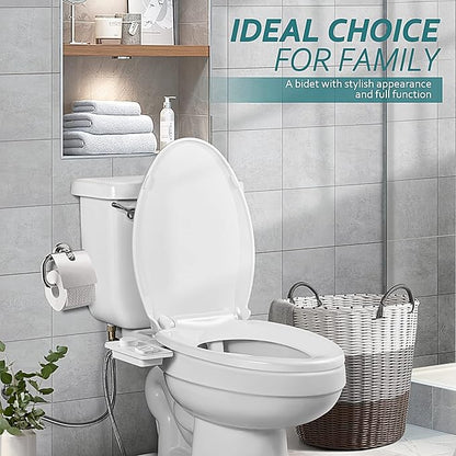 SAMODRA Bidet Attachment, Non-Electric Cold Water Bidet Toilet Seat Attachment - Image 4