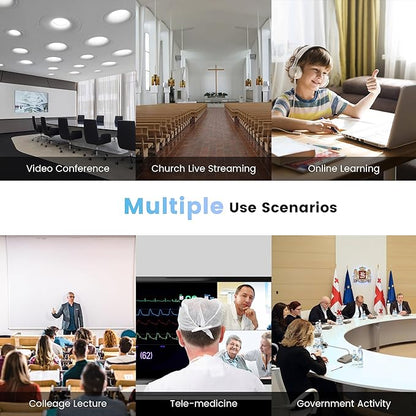 TONGVEO HDMI 20X Optical Zoom PTZ Conference Room Camera System, 1080P 60fps - Image 9