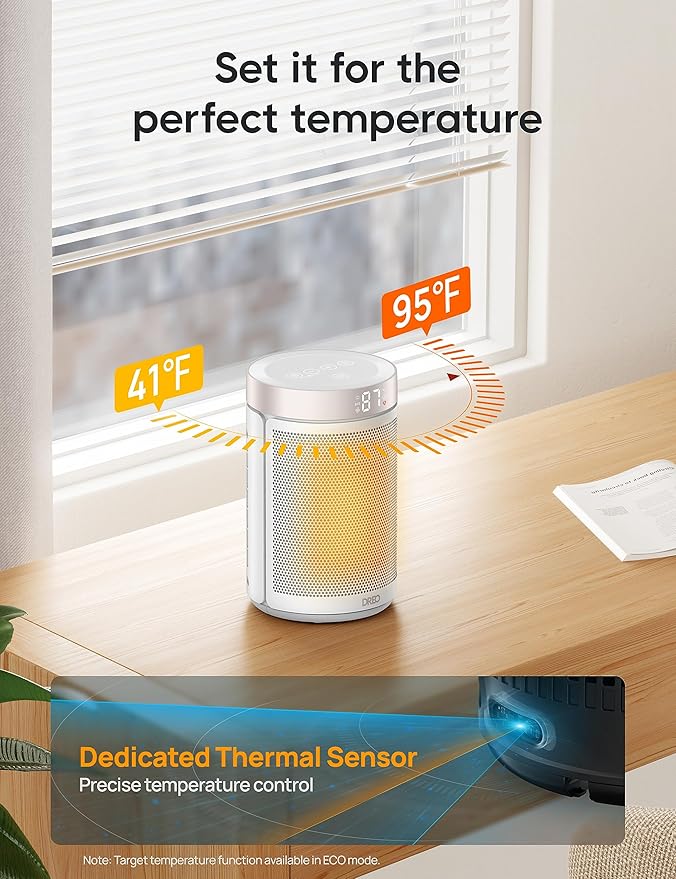 DREO Space Heater, Portable Electric Heaters - Image 5