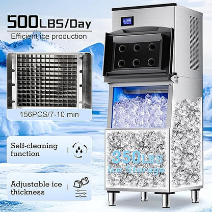 Commercial Ice Maker Machine 500Lbs/24H - Image 2