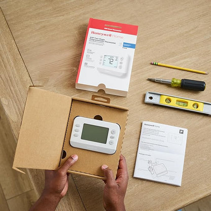 New! Honeywell Home Programmable Thermostat, Conventional/Heat Pump - Image 3