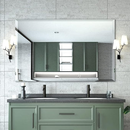 Mirrorons Beveled Mirror, Bathroom Mirrors by Mirrorons
