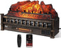 TURBRO Eternal Flame 26 in. WiFi Infrared Quartz Electric Fireplace Log Heater by TURBRO