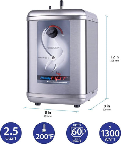 Ready Hot 41-RH-200-F570-CH Instant Hot Water Dispenser System, 2.5 Quarts - Image 2