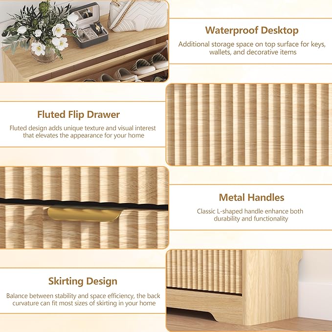 Shoe Cabinet Storage for Entryway - Image 5