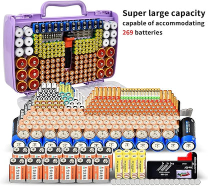 Battery Organizer Storage Holder Box Case - Image 4