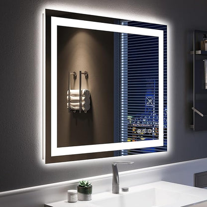 YEELAIT 36x30 Inch LED Bathroom Mirror by YEELAIT