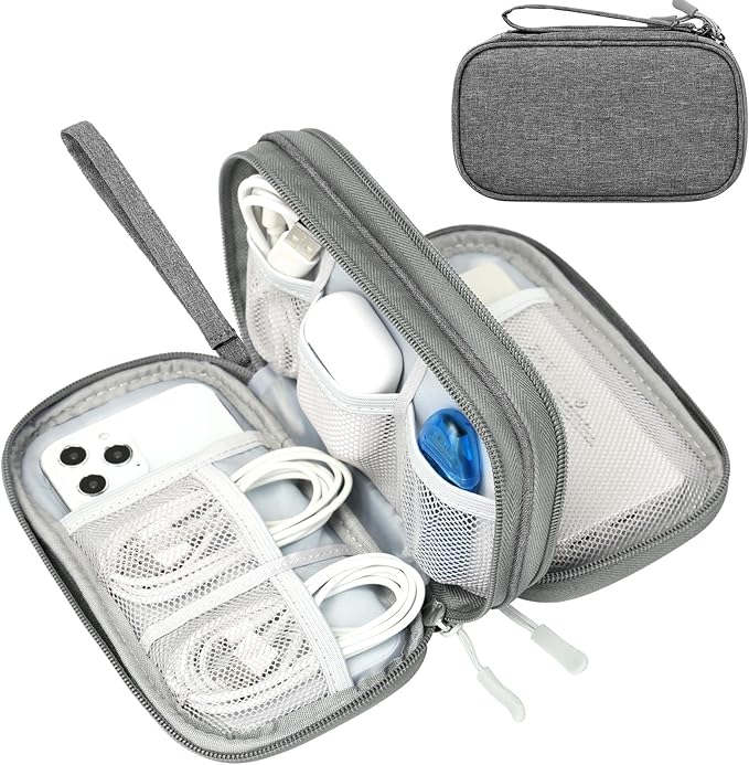 FYY Travel Cable Organizer Pouch Electronic Accessories Carry Case Portable by FYY