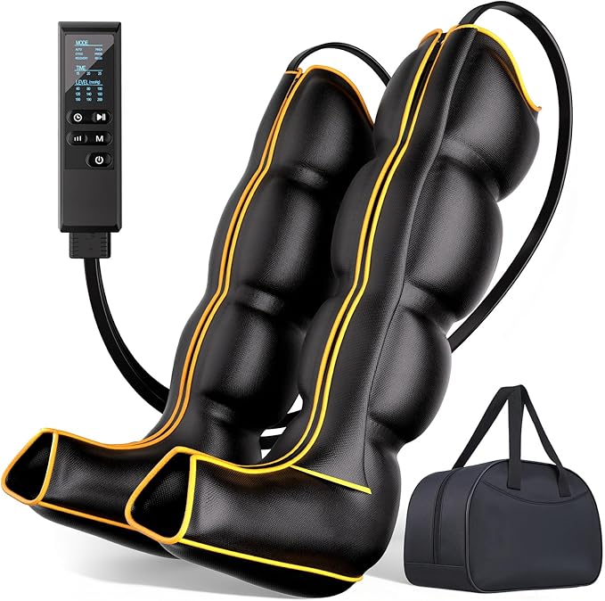 Air Compression Leg Massager, Professional Sequential Foot & Full Leg Massager - Image 8