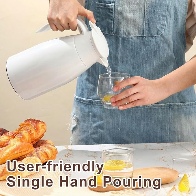 Norme 2 Pcs Thermal Coffee Carafe Insulated Stainless Steel Coffee Carafe - Image 5