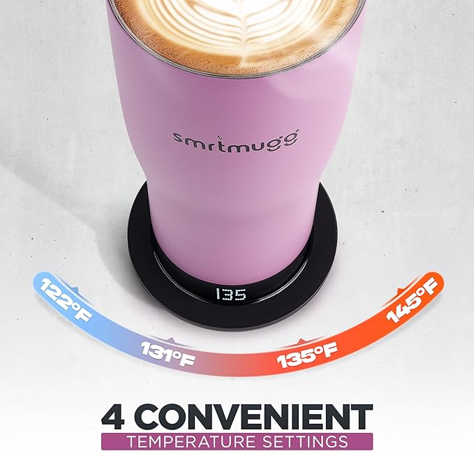 X Heated Coffee Mug 19 oz., 8 Hour Battery Life, Self-Heating, Adjustable Temp - Image 6