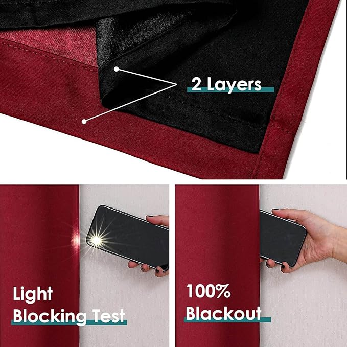 ChrisDowa 100% Blackout Curtains - Image 4