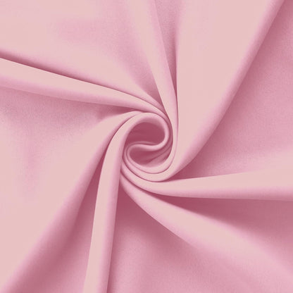 Mrs.Naturall Light Pink Blackout Curtains for Dorm, 52" W x 84" L Grommet Easy Sliding Black Out Drapes for Girls Room Bedroom College Room Decor