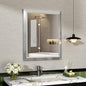 SMIROR Brushed Silver Bathroom Mirror by SMIROR