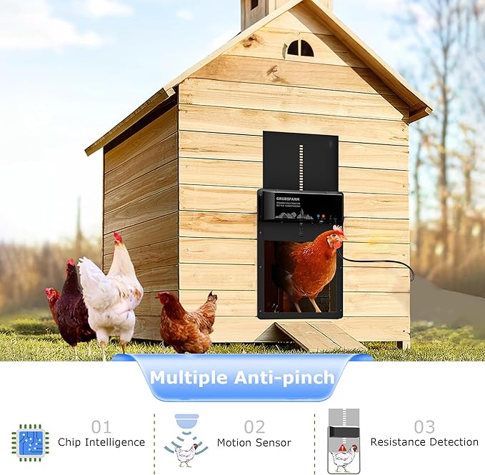 GRUBSFARM Automatic Chicken Coop Door - Image 4