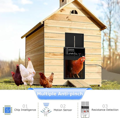 GRUBSFARM Automatic Chicken Coop Door - Image 4