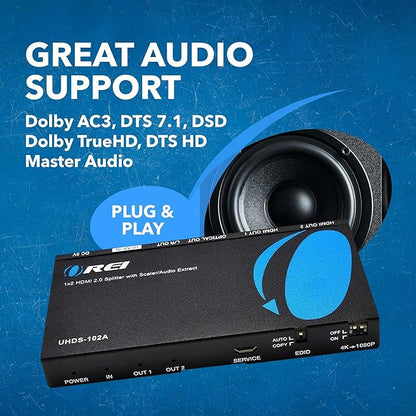 OREI 1x2 2.0 HDMI Splitter - Image 8