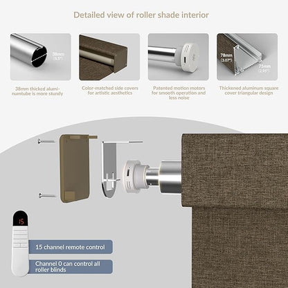 Boolegon Motorized Roller Blinds - Image 5