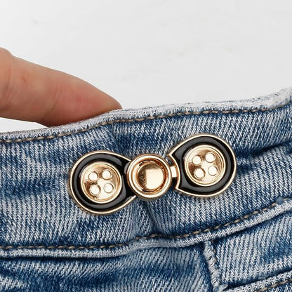 TOOVREN Pant Waist Tightener, Detachable Jean Buttons - Image 9