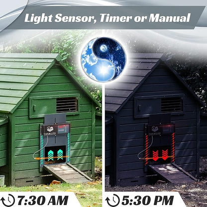 FarmLite Automatic Chicken Coop Door Opener | Non-Battery Powered Automatic - Image 3