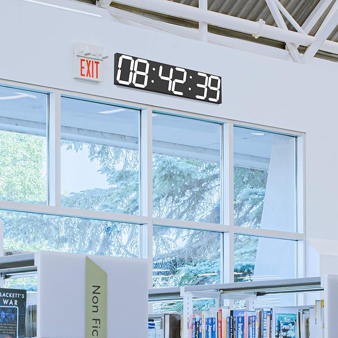 CHKOSDA Digital Wall Clock, Oversize Led Digital Clock - Image 7