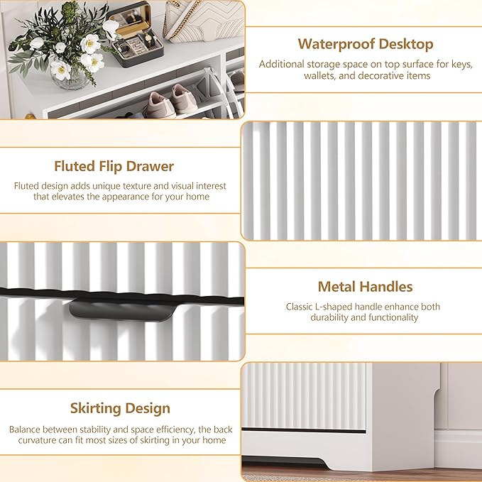 Shoe Cabinet Storage for Entryway - Image 5