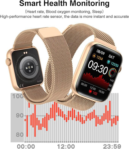 EarlySincere Smart Watches for Women Blood Pressure, 1.9" HD Full Touch Screen - Image 8
