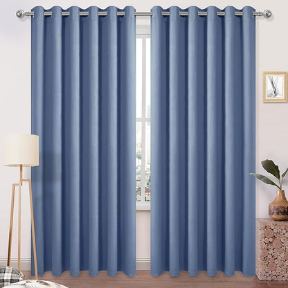 DWCN Dusty Blue Blackout Curtains by DWCN