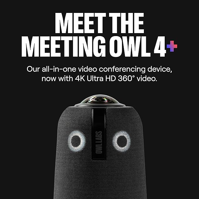 Meeting Owl 4+ 360-Degree, 4K Smart Video Conference Camera, Microphone - Image 3