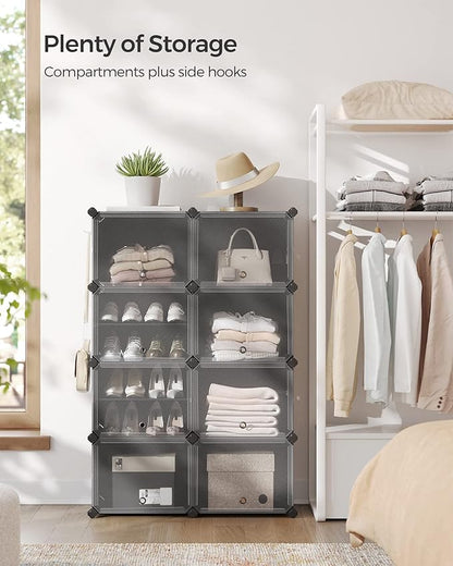 SONGMICS Shoe Rack Organizer, 8-Tier Shoe Storage Cabinet - Image 4