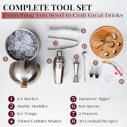 Gusto Nostro Cocktail Set Bartender Kit - Image 4