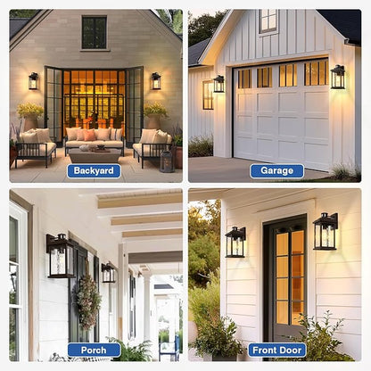 VIANIS Large Adjustable-Sensitivity Motion Sensor Outdoor Lights, Oil-Rubbed - Image 9