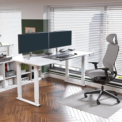 SANODESK 4-Leg Standing Desk, Electric Height Adjustable Desk - Image 4