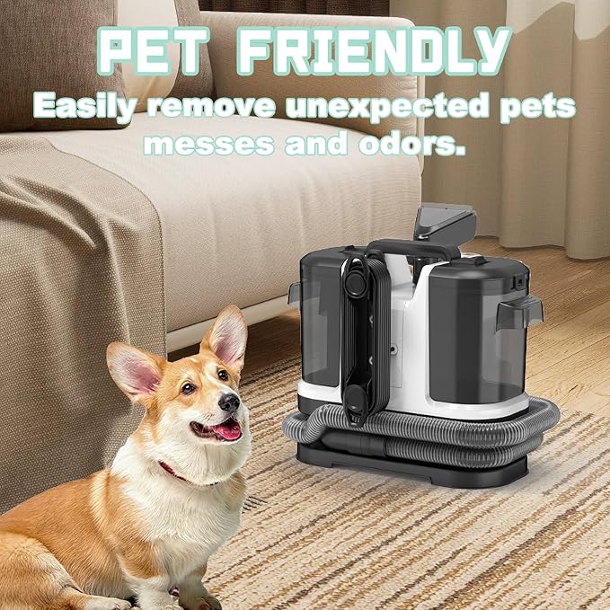 Portable Carpet & Upholstery Cleaner, Deep Cleaning - Image 7