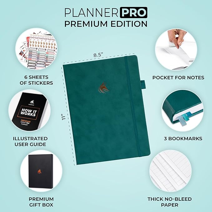 Clever Fox Planner Pro Premium – Luxurious Weekly & Monthly Planner - Image 2
