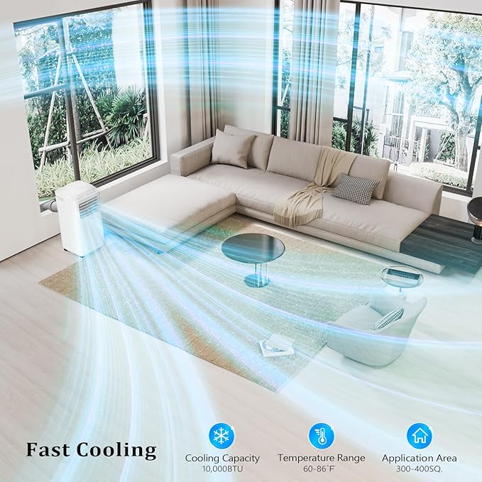 ROVSUN WiFi Enabled Smart 10000 BTU Portable Air Conditioner - Image 2