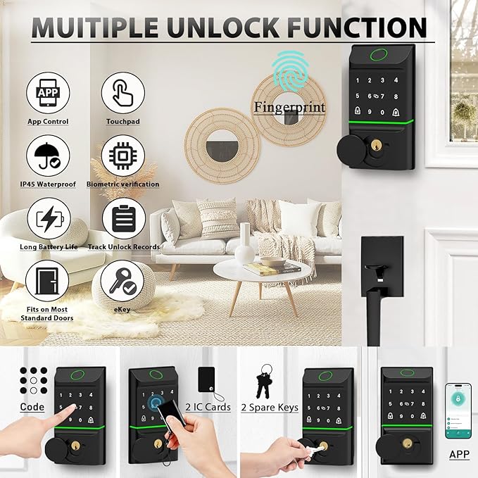 CINOP Smart Locks for Front Door - Image 2