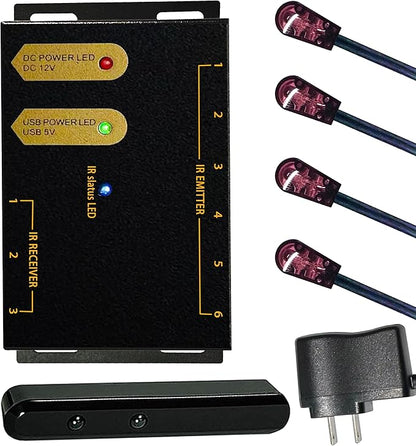 IR Repeater Kit, ir Repeater System，IR Remote Control Extender .Supports up to - Image 7