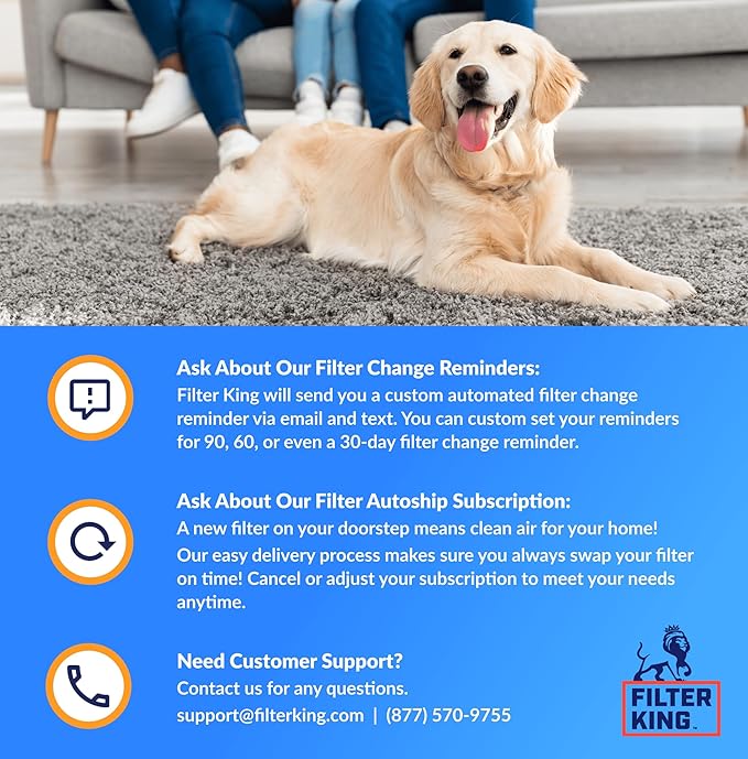 Filter King 6.5x38.5x1 Air Filter | 4-PACK | MERV 8 HVAC Pleated A/C Furnace - Image 5