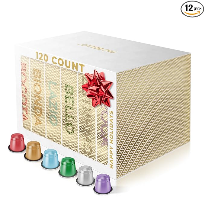 Piu Bello Espresso Coffee Pods – Variety Pack by PIUBELLO