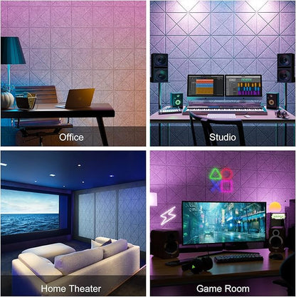 Sonicism 12 Pack X-Lined Acoustic Panels - Image 6