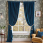 Lazzzy Velvet Blackout Extra Long Curtains Thermal Insulated Room Window Drapes by Lazzzy