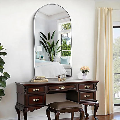 CIRCUMI Arched Wall Mirror, Metal Frame, Large Size - Image 5